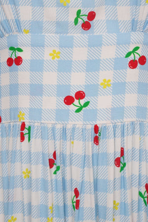 Cherry gingham dolly dress - Coco Fennell