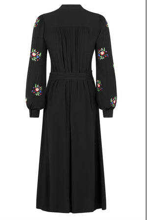 Flower bunch embroidery dress - Coco Fennell