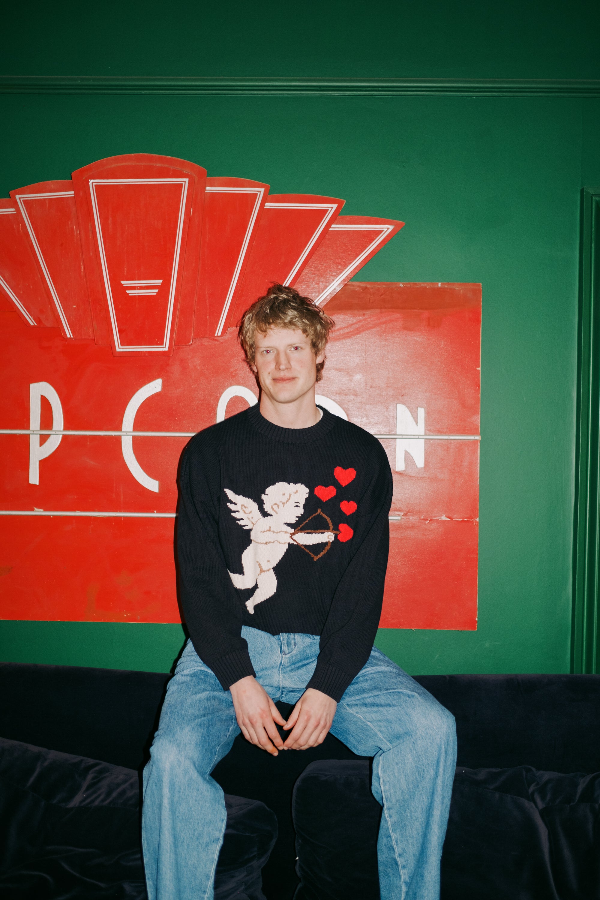 Cupid's heart Unisex Jumper