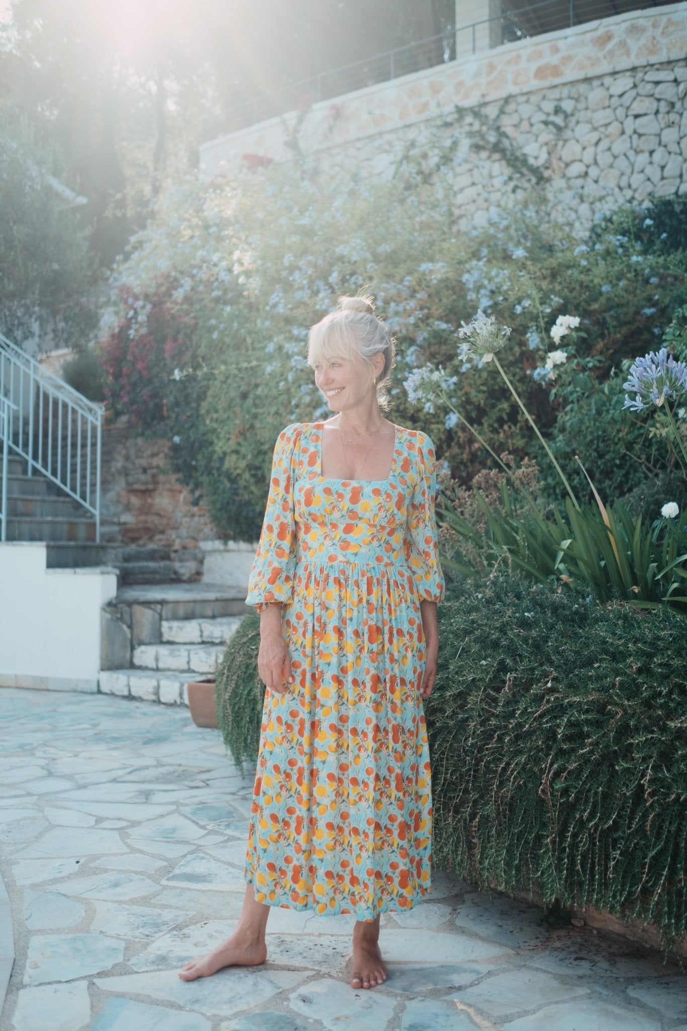 Citrus Print Dolly Dress | Coco Fennell