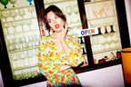 Citrus Wrap Dress