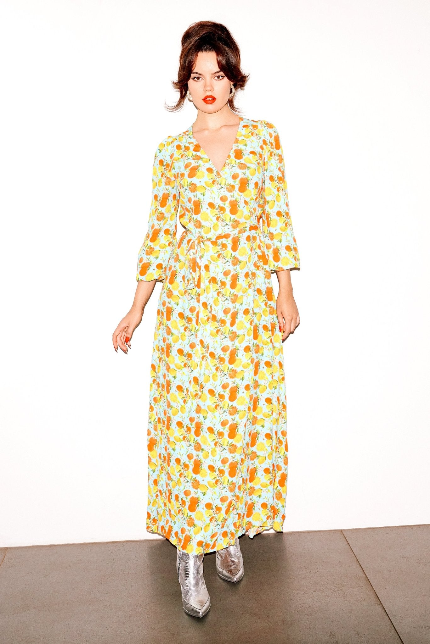 Citrus Wrap Dress - Coco Fennell