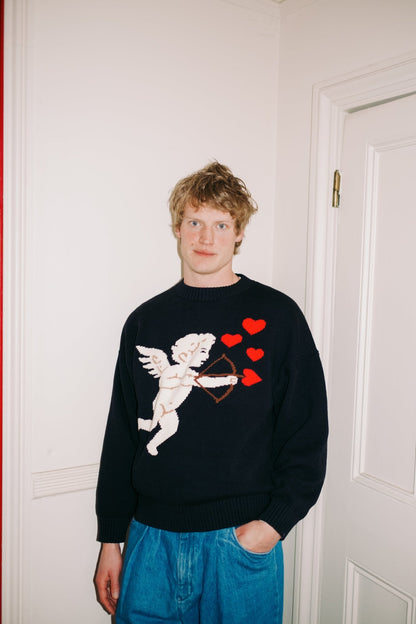 Cupid's heart Unisex Jumper *pre - order* - Coco Fennell