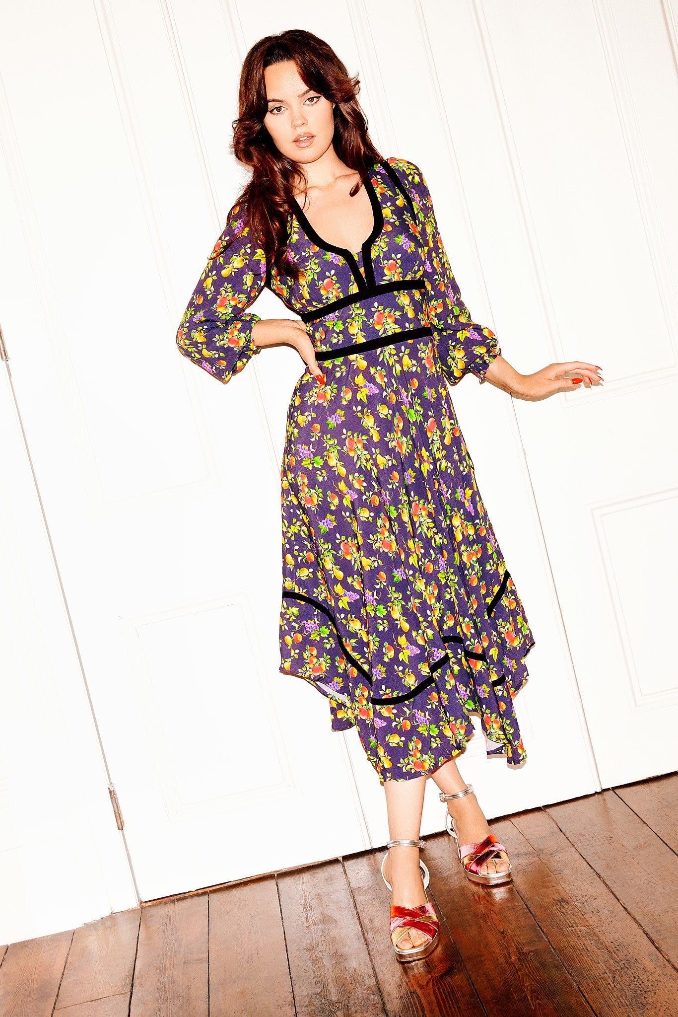 Fruit print dirndl dress.*pre - order* - Coco Fennell