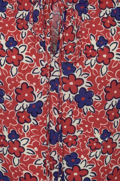 Red Floral Loren Dress - Coco Fennell