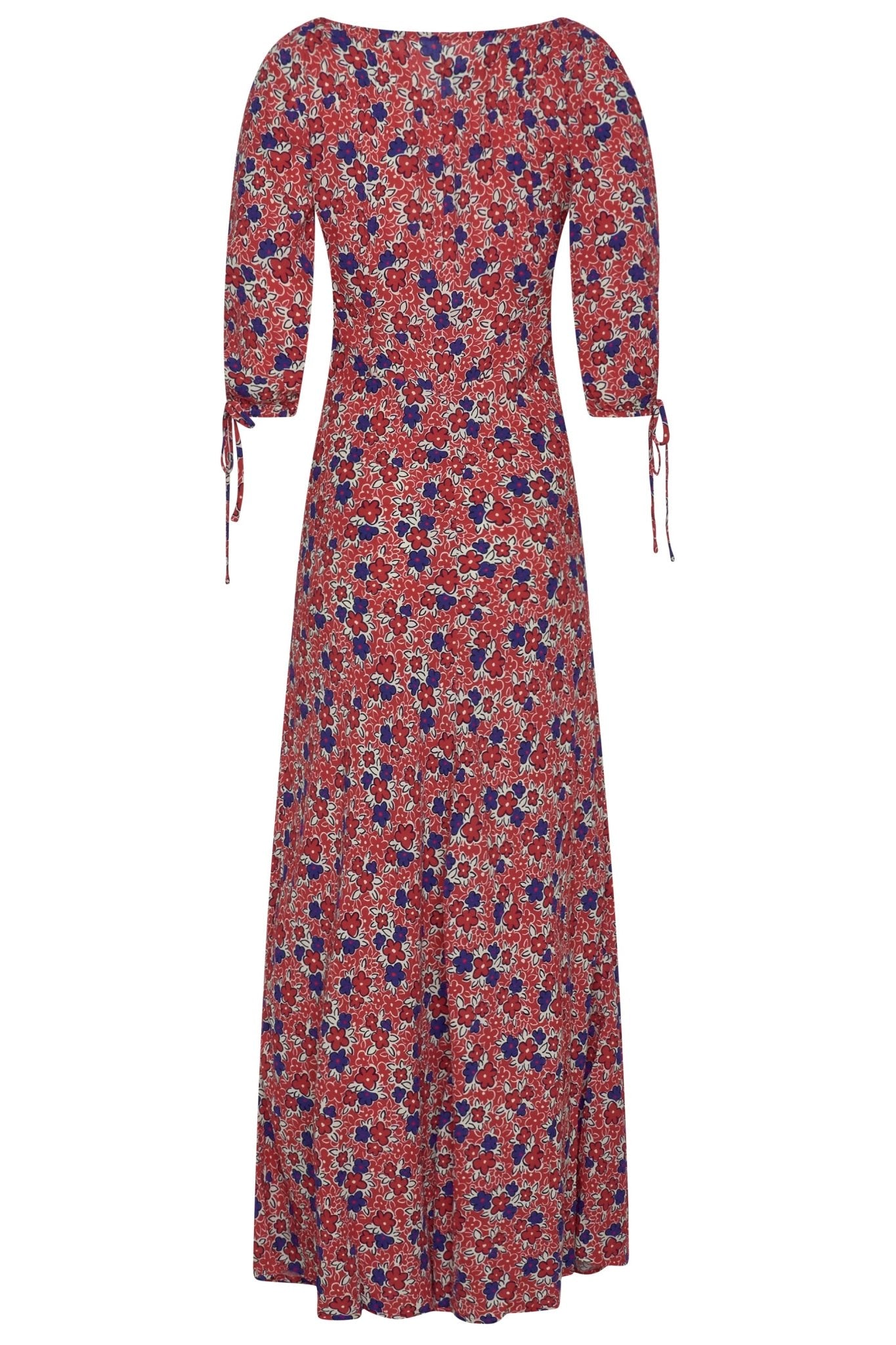 Red Floral Loren Dress - Coco Fennell