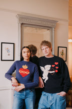 Sacred Heart Cropped Jumper *pre - order* - Coco Fennell