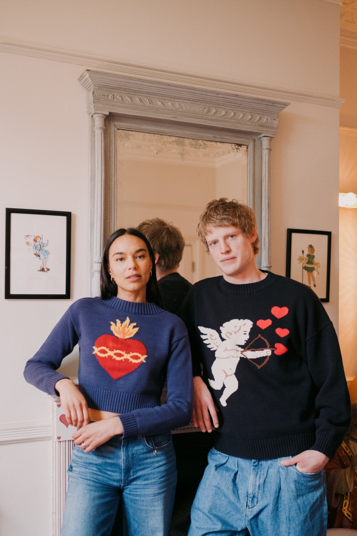Sacred Heart Cropped Jumper *pre - order* - Coco Fennell