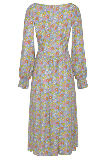 Sixties Flower Dolly Dress - Coco Fennell