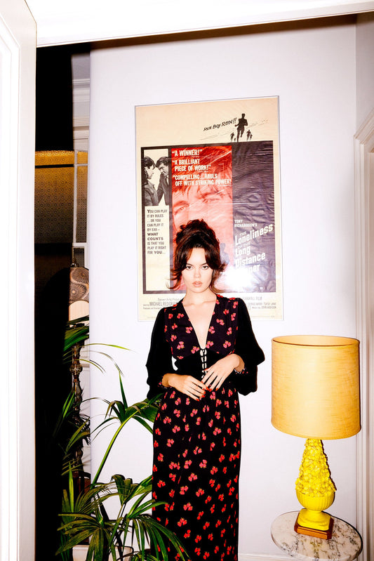 Strawberry lace up front dress *PRE - ORDER* - Coco Fennell