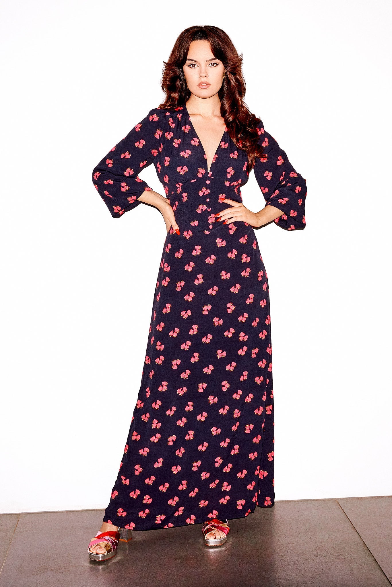 Strawberry maxi dress *PRE - ORDER* - Coco Fennell
