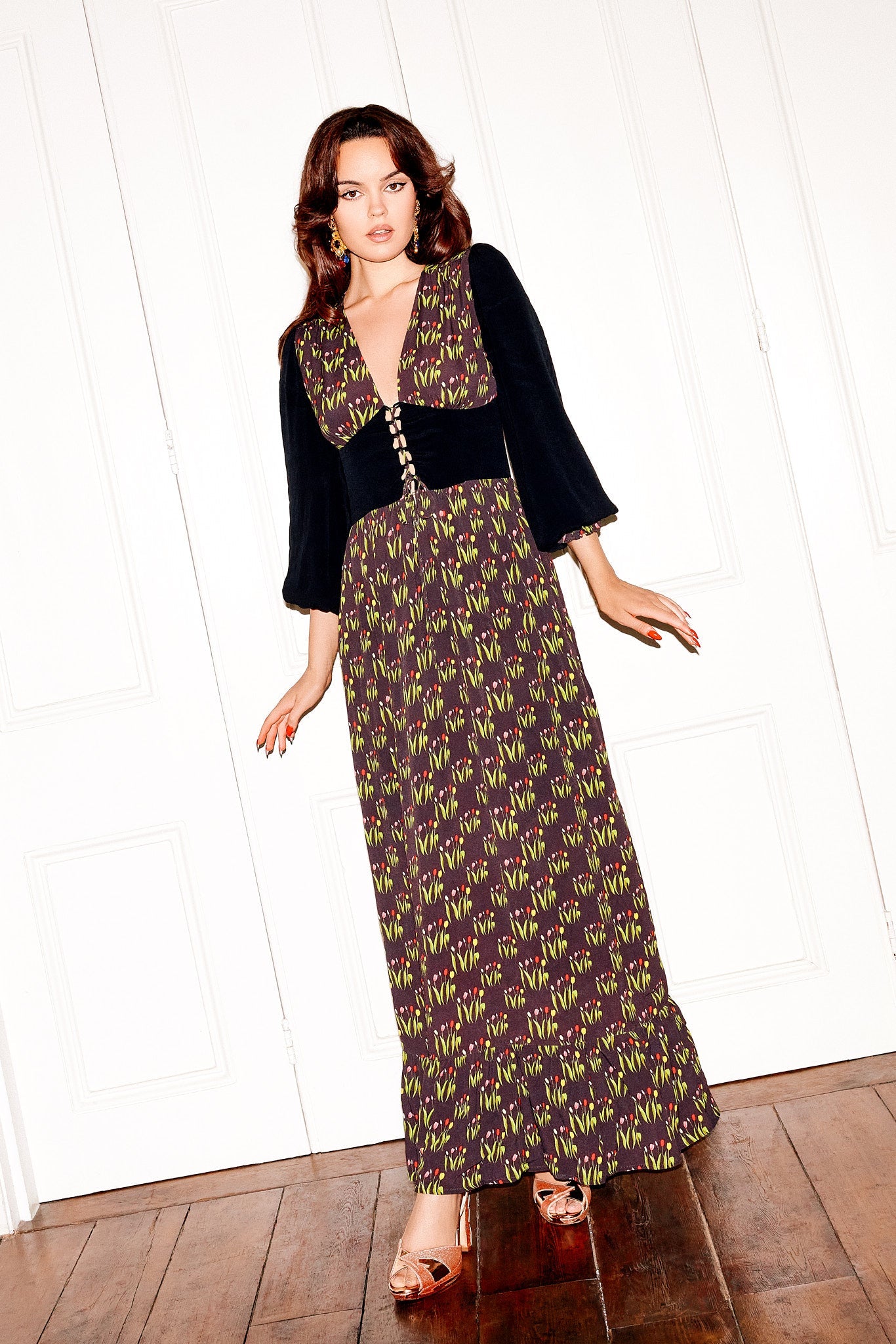 Tulip lace up dress *PRE - ORDER* - Coco Fennell