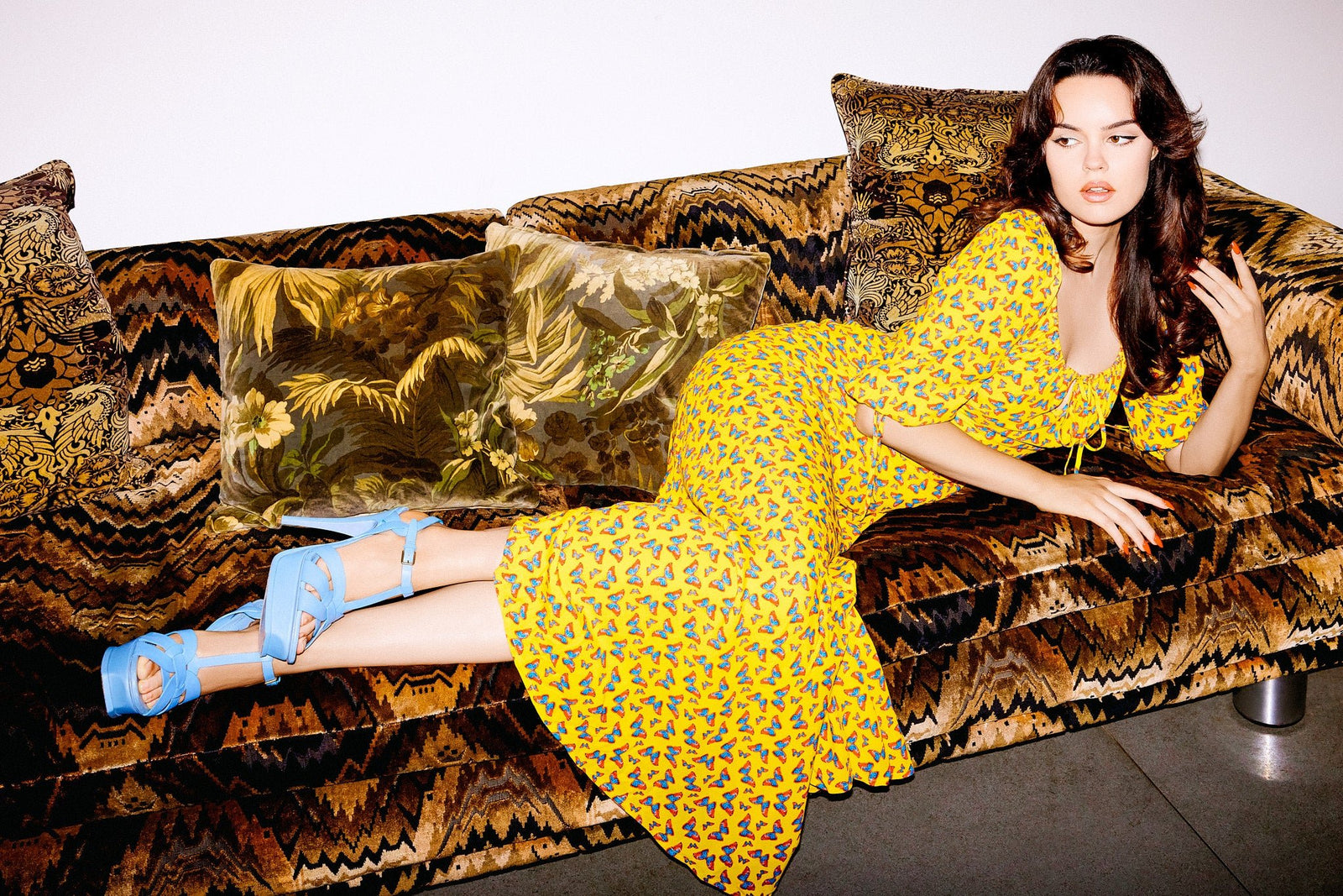 Yellow Loren Butterfly Dress *pre - order* - Coco Fennell