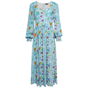 Baby blue flower dolly dress - Coco Fennell