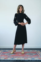 Flower bunch embroidery dress - Coco Fennell