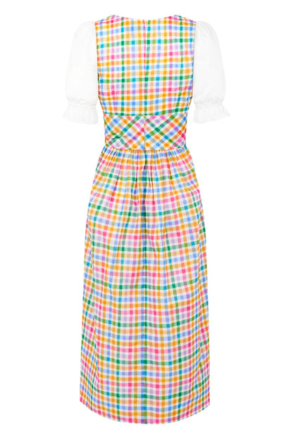 Gingham dirndl dress - Coco Fennell