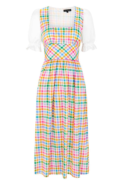 Gingham dirndl dress - Coco Fennell
