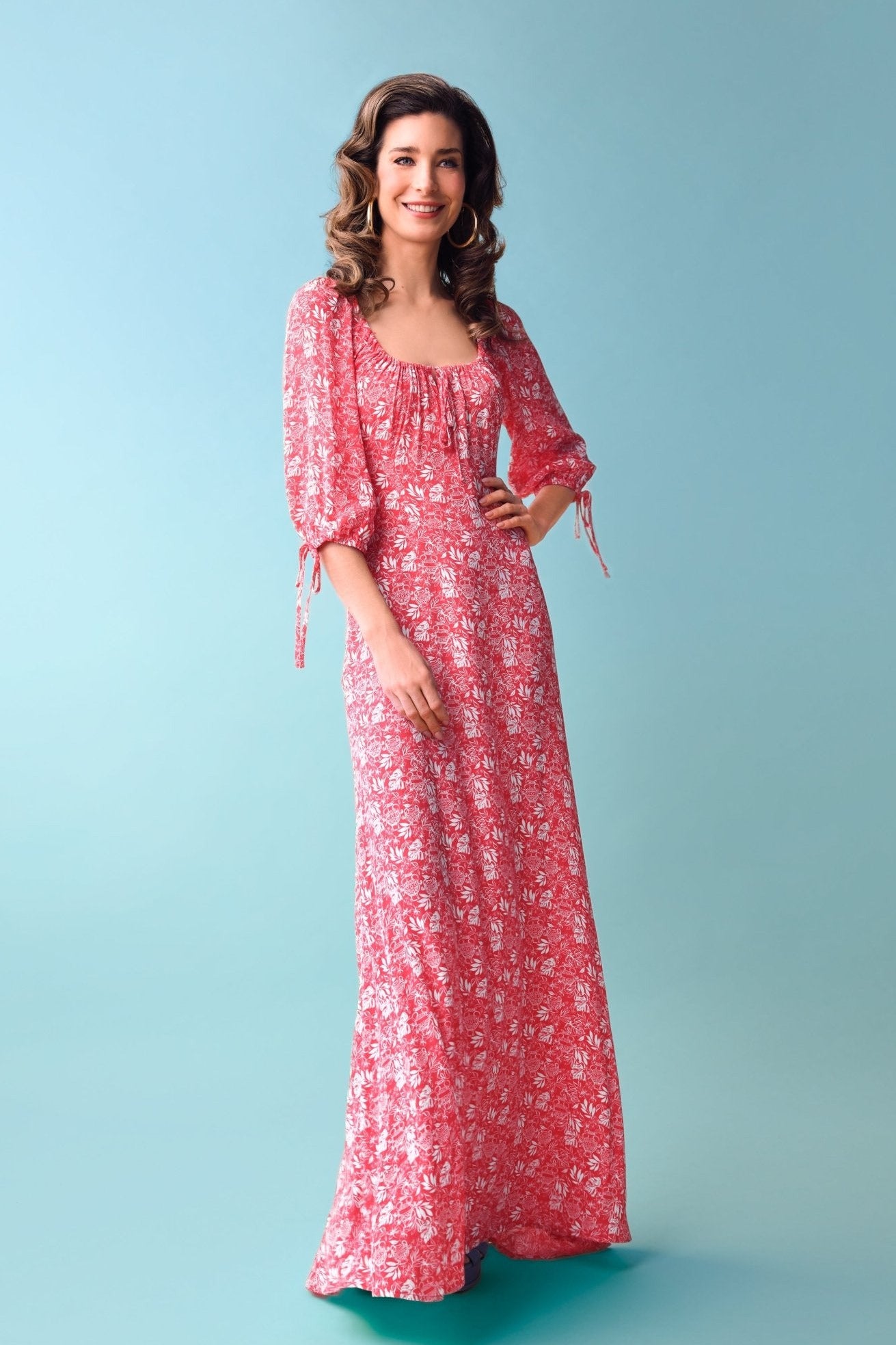 Leaf and vase dress *PRE-ORDER* - Coco Fennell