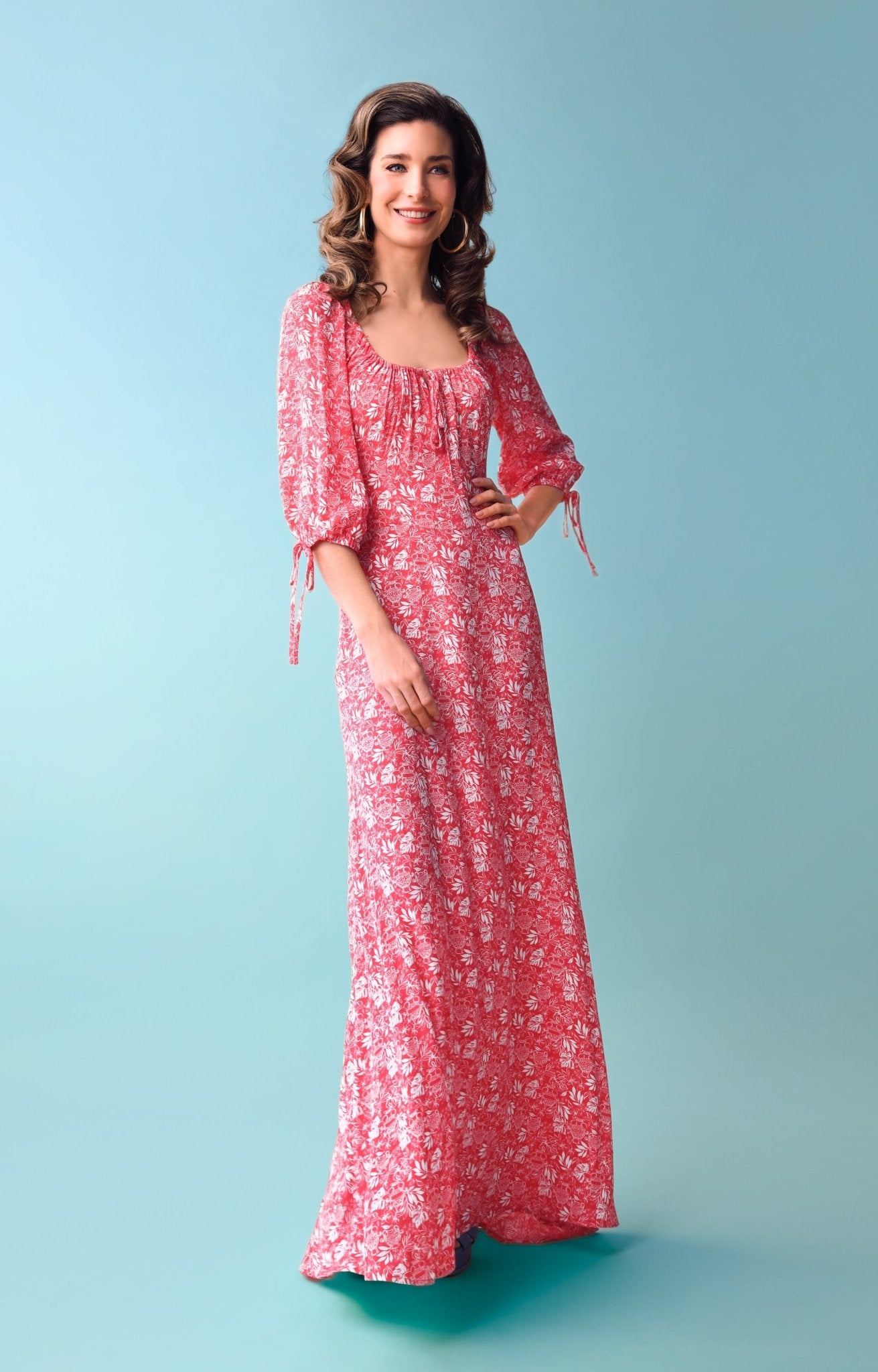 Leaf and vase dress *PRE-ORDER* - Coco Fennell