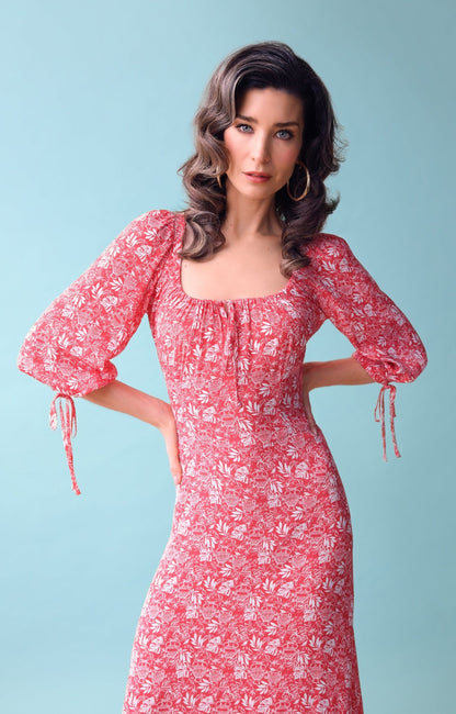 Leaf and vase dress *PRE-ORDER* - Coco Fennell