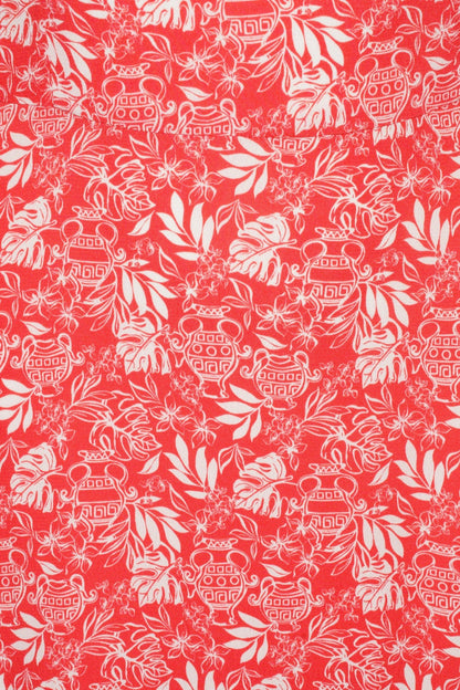 Leaf and vase dress *PRE-ORDER* - Coco Fennell