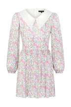 Pink ditsy mini dress - Coco Fennell