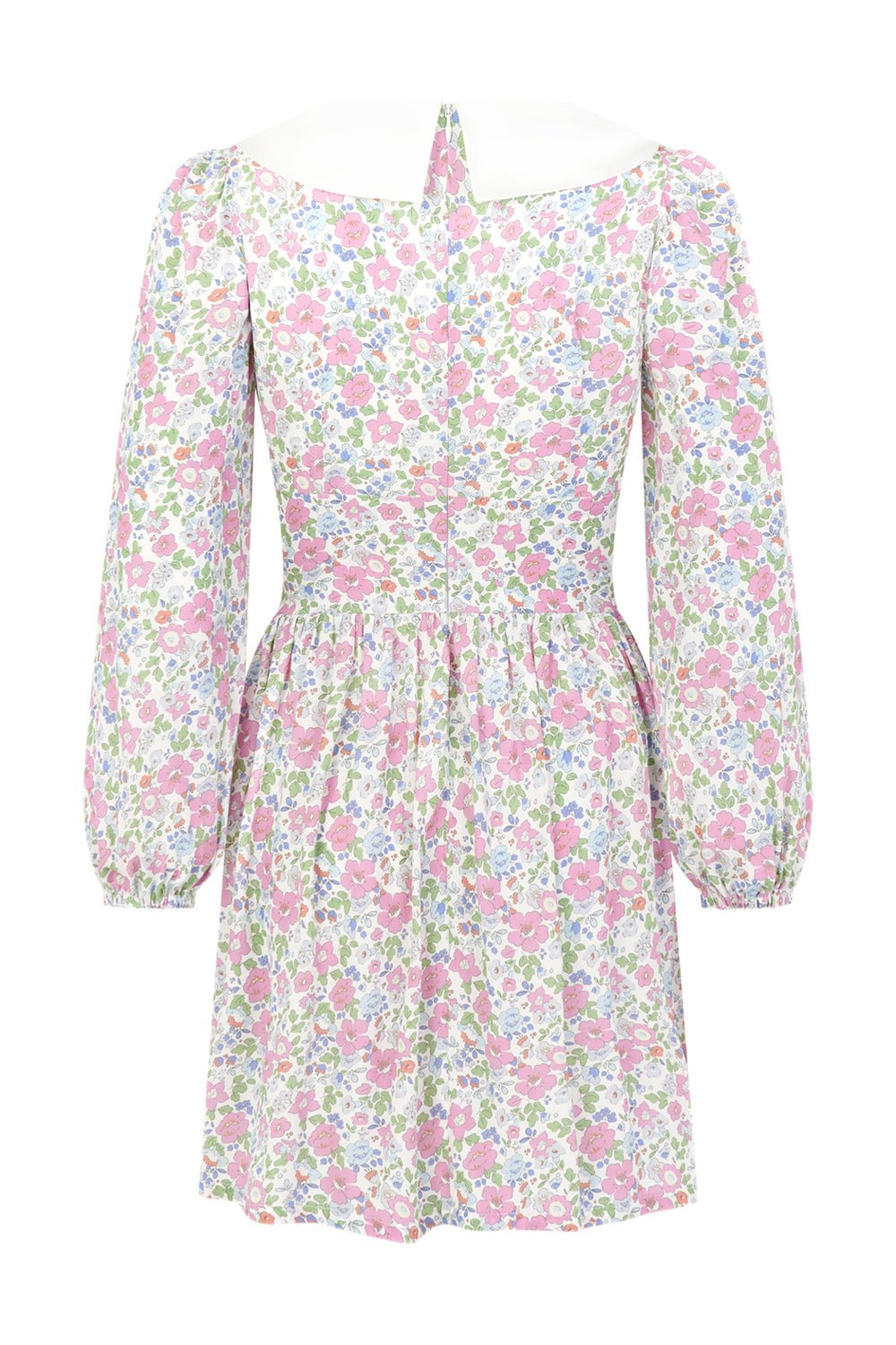 Coco Fennell Pink Ditsy Floral Print Viscose Crepe Mini Dress Coco Fennell Pink Ditsy Floral Print Viscose Crepe Mini Dress