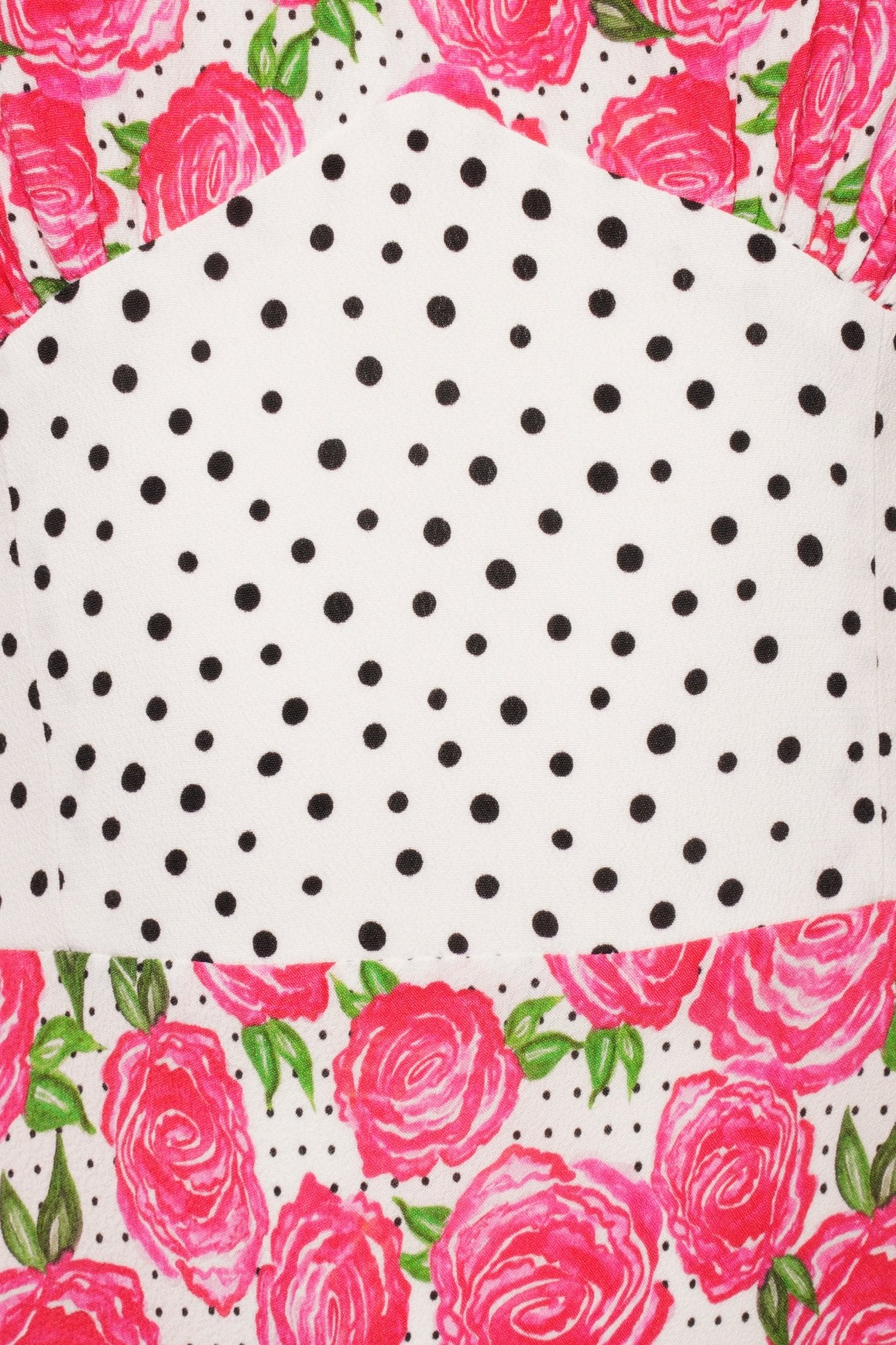 Polkadot rose maxi keyhole dress *PRE-ORDER* - Coco Fennell