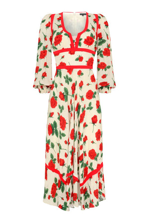 Rose trim dress - Coco Fennell