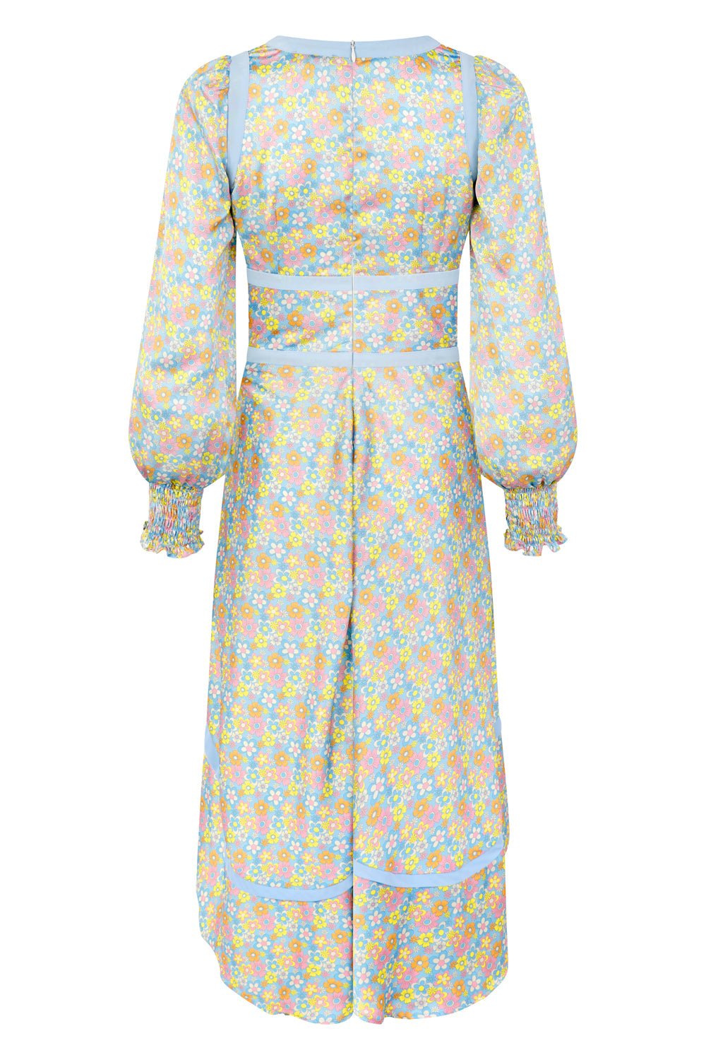 Silky sixties dirndl dress - Coco Fennell