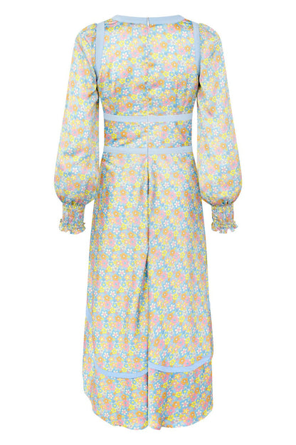 Silky sixties dirndl dress - Coco Fennell