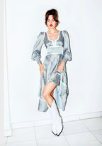 Silky sixties dirndl dress - Coco Fennell