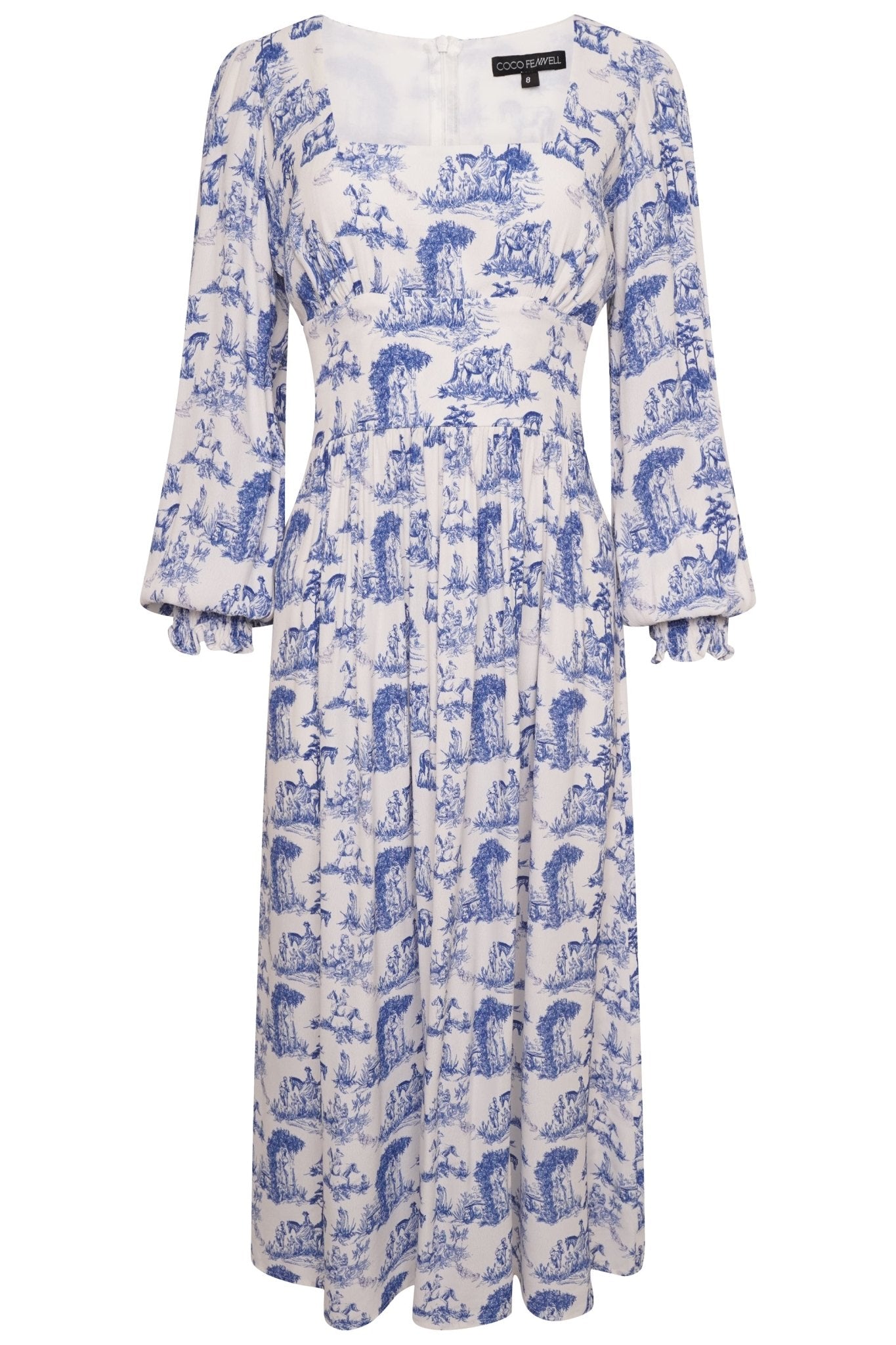 Toile de jouy dolly dress *PRE-ORDER* - Coco Fennell
