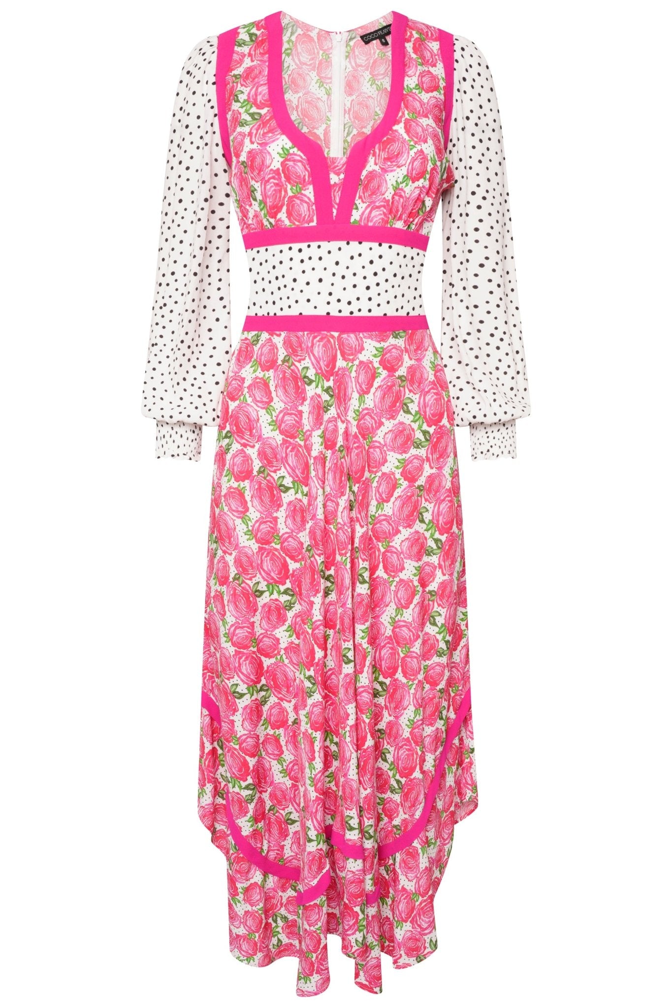 White rose dirndl dress *PRE-ORDER* - Coco Fennell